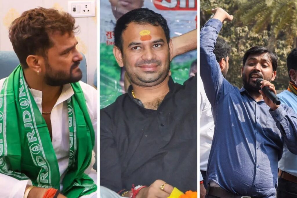 खेसारी लाल यादव-खान सर का नाम सुनते ही झिझक गए तेजप्रताप यादव, पवन सिंह के बारे में क्या कहा?
